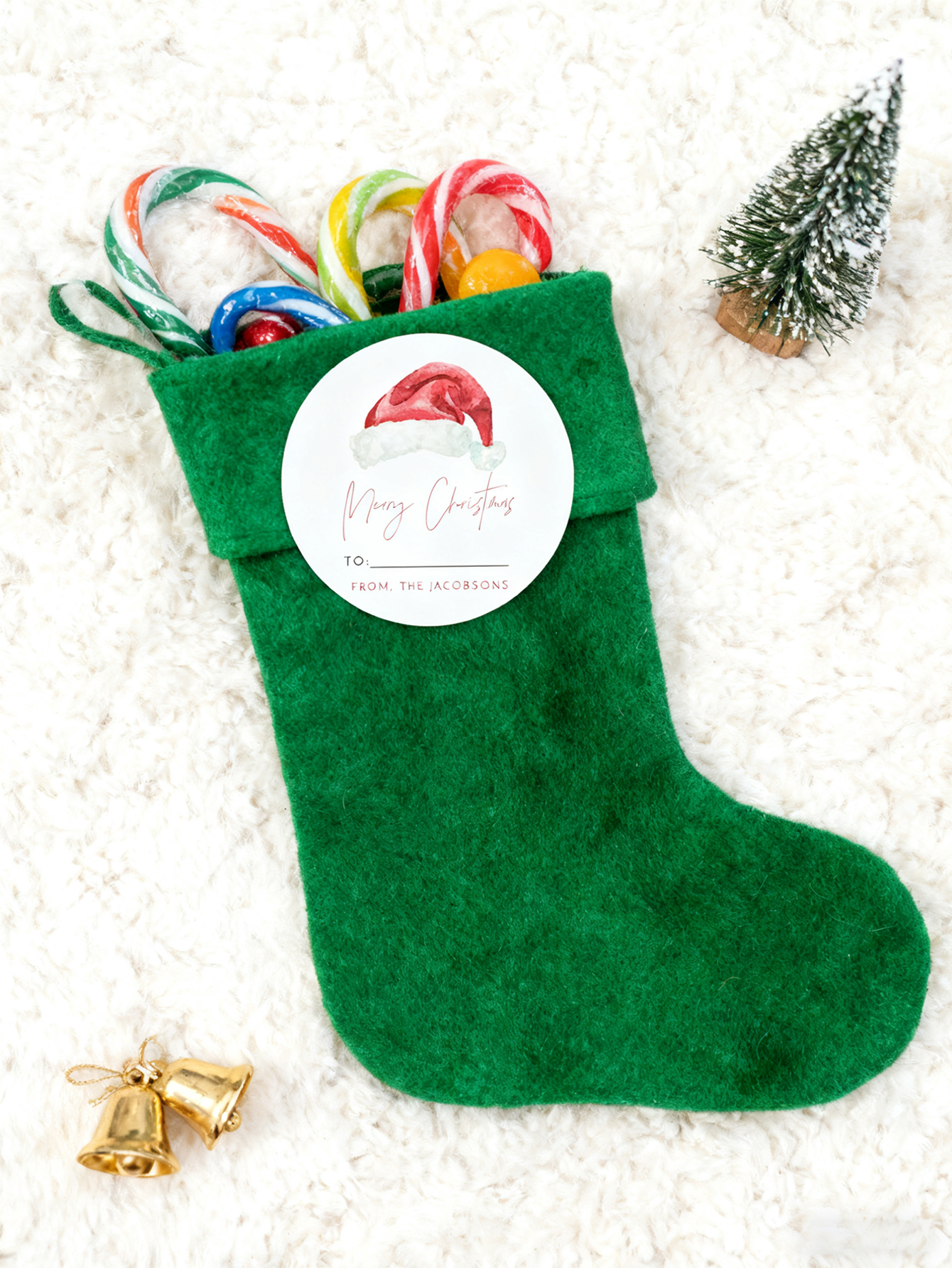 Custom Christmas Gift Label StickersCustom Christmas Gift Label Stickers